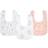 Aden + Anais Pack of 3 Essential Cotton Muslin Snap Bibs
