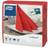 Tork LinStyle Dinnerservietten, 39 x 39 cm, 1-lagig, 1/4 Falz, 1 Karton = 12 x 50 = 600 Stück, Farbe: rot