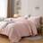 JANZAA Vintage Bedspread Pink (228.6x228.6cm)