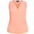 City Chic Sexy Zip Top - Peach