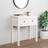 vidaXL white, 70 Pine Console Table