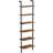 Vasagle 6 Tier Rustic Brown/Black Bogreol 204.8cm