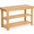 Songmics Heavy-Duty Bambus Skobænk 70 x 28 x 45 cm Skostativ