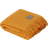 Stackelbergs Mohair Blanket Rolled Fringe 130x170 cm Ochra Blankets Yellow (170x130cm)