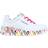 Skechers Girl's Uno Lite Lovely Luv - White Synthetic/H Pink Trim