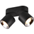 Trio Lighting Guayana Loftspot GU10 2 Lyskilder Sort Spotlight