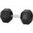 Mar Rubber Hex Dumbbells 20kg Single