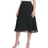 DKNY Pull On Pleated Maxi Skirt - Black