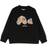 Palm Angels Teddy Bear Print Crew Neck Jumper - Black