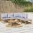 vidaXL 6 delar Loungeset