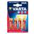 Varta AAA Max Tech 4-pack Red