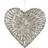 Medium Wicker Heart Wreath Wash Decoration