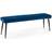 Julian Bowen Luxe Blue Settee Bench 140x47cm