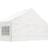 vidaXL Paviljong tak vit 5,88x2,23x3,75
