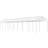 vidaXL Paviljong tak vit 17,84x2,28x2,69