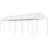 vidaXL Paviljong tak vit 11,15x2,28x2,69