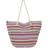 The Sak Faye Hand Crochet Tote - Eden Stripe