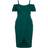 City Chic Flirtation Dress Plus Size - Emerald