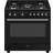 Smeg CX91GMBL Concert 90cm Black, Stainless Steel