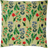 House Doctor "Daki" m/ blomster Pudebetræk Grøn (50x50cm)