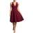 Dress The Population Catalina Dress - Dark Magenta