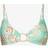 Seafolly Womens Mint Eden Floral-print Bikini top