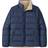 Patagonia Men's Reversible Silent Down Fleece Jacket - New Navy