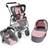 Bayer Chic Bayer Chic 2000 637 15 Kombi Emotion All In, 3-i-1 dockvagn, melange grå-rosa, 67 x 43 x 77 cm