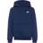 Nike Big Kid's Sportswear Club Fleece Pullover Hoodie - Midnight Navy/White (FD3000-410)
