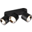 Trio Lighting Guayana Loftspot GU10 3 Lyskilder Sort Spotlight