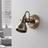Lindby Perseas LED Vägglampa Antique Brass Väggarmatur
