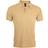 Sol's Men's Prime Pique Plain Short Sleeve Polo Shirt - Sand