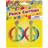 Bristol Novelty Rainbow Hippie Ear Rings