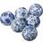 Oriental Furniture Porcelain Ball Decoration 7.6cm 6pcs