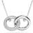 Swarovski Halsband Dextera Silver 5670251 Förreglingsögla, Vit, Rhodiumpläterad