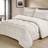 Cathay Home Ultra Soft and Plush Reversible Bedspread Beige (228.6x228.6cm)