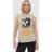 Janis Joplin Ladies T-Shirt Working The Mic - Sand