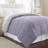 Modern Threads Down Alternative Bedspread Purple, Silver (223.5x223.5cm)