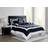 London Fog Raynes Bedspread Black, White (228.6x228.6cm)