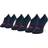 15 Footie High Rise Batwing Logo Socks - Navy