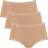 Sloggi Women's Cotton Midi Briefs 24/7 Lace - Marron
