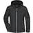 James & Nicholson Women's Rain jacket - Black/Silver