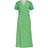 Object Floral Wrap Dress - Fern Green