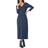 Roman Ditsy Floral Print Maxi Dress - Purple