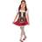 Atosa German Woman Velvet Brown Oktoberfest Girl Costume