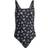 Adidas Allover Print Sportswear Swimsuit - Black/White