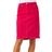 Roman Cotton Denim Stretch Skirt - Pink