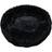 OZami Fluffy Donyt Dog Bed M Black