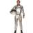 Underwraps Costumes Men's Astronaut Jumpsuit Silver