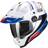 Scorpion ADF 9000 Graphic Motorcycle Helmet - Desert White/Blue